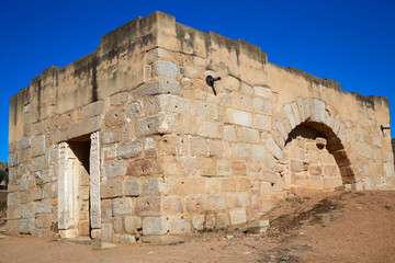 Merida Alcazaba in Spain Badajoz Extremadura