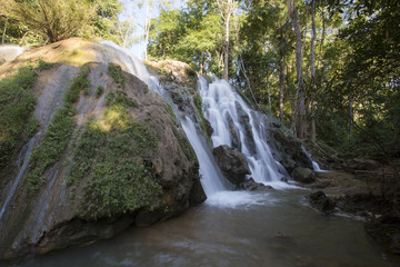 Pa Ka Yor Waterfall, Chongkaeb Sub-District, Phop Phra, Tak, Thailand