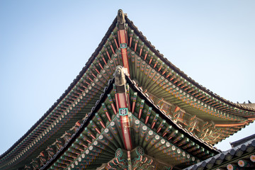 Fototapeta na wymiar Traditional Architecture in Korea / Palace