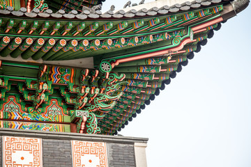 Fototapeta premium Traditional Architecture in Korea / Palace