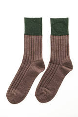 Pair of sock isolated