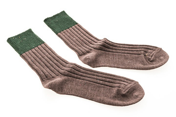 Pair of sock isolated