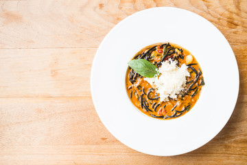 Spicy spaghetti seafood