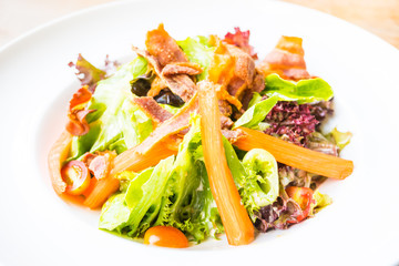 Crab stick salad