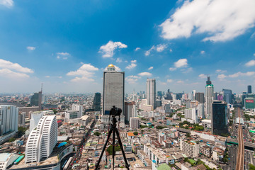 Fototapeta premium The view of Bangkok,Thailand.