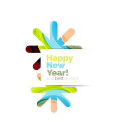 Christmas colorful geometric abstract background