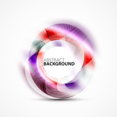 Vector abstract blurred swirl