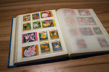 Fototapeta na wymiar stamp collecting 7