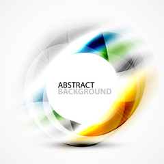 Modern shiny blurred swirl template