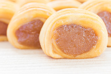 Close up Pineapple pie