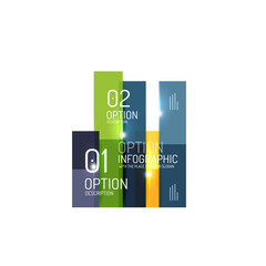 Vector business infographics, option select