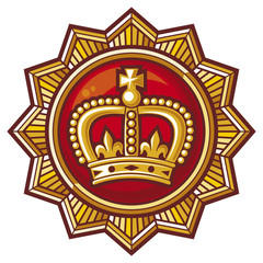 crown badge (royal medal)