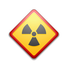 Fototapeta premium Radiation Hazard sign