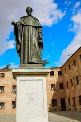Naklejka premium Fray Luis de Leon sculpture in Salamanca