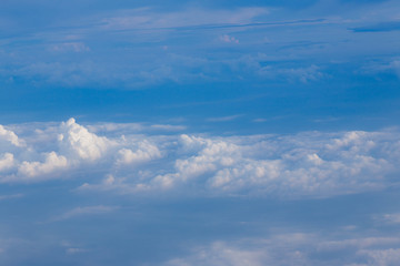Cloudy over the sky, skyscrape background