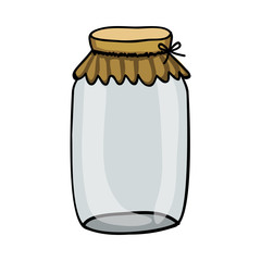 filled jar icon image vector illustration design 