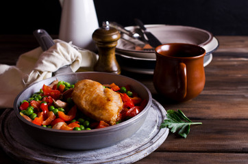 Fried chicken breast