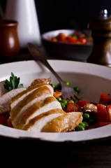 Fried chicken breast