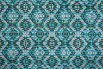 Color pattern on the fabric