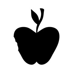 apple fruit icon image vector illustration design 