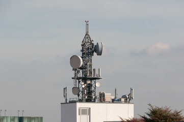 Funksender Sendemast für Mobilfunk