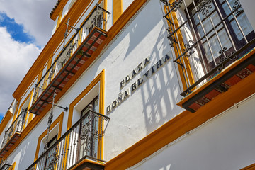 Seville Plaza Dona Elvira in Andalusia Sevilla