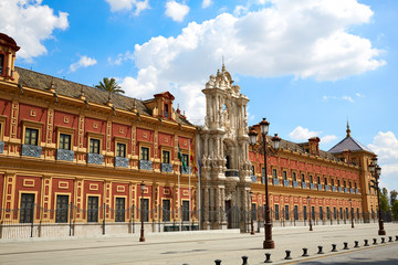Fototapeta premium Seville Palacio San Telmo in Andalusia spain