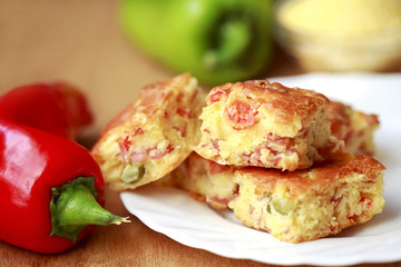 corn pie with paprika