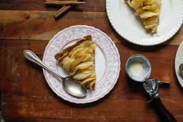 Homemade apple pie