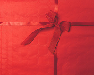 fiocco rosso decorazione festivo