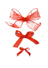 fiocco rosso decorazione festivo