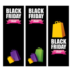 vector Black Friday sale poster or banner