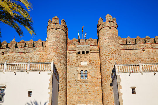 Alcazar de Zafra in Extremadura of Spain