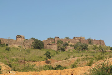 Thousand years old Narwar Fort, Shivpuri, India lies at a height of 500 feet above sea level, now...