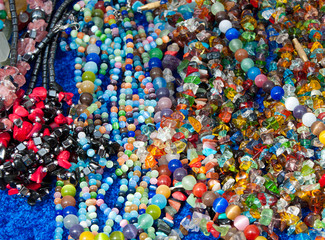 Сolored мarious stones, minerals, gems.