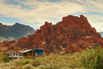 Valley of Fire Campground, Motorhome