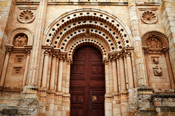 Zamora San Salvador cathedral in Spain