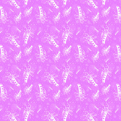  festive pattern with crackers