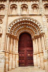 Fototapeta na wymiar Zamora Cathedral door in Spain Via de la Plata