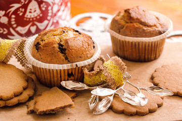 christmas homemade muffins