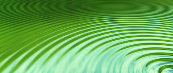 Impuls und Wellen - Natur - grün 1