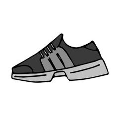  sneakers scetch. vector