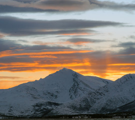 Sunset over Tromso