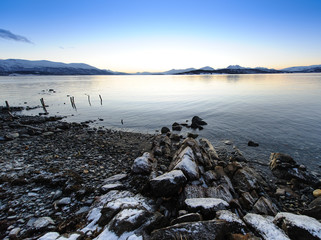 Coast of the Norwegian Sea.Tromso