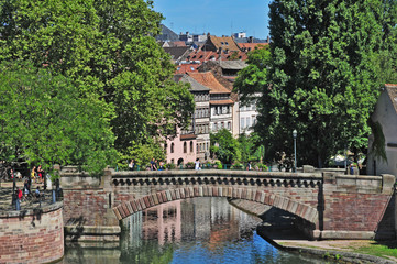 Fototapeta na wymiar Strasburgo - Strasbourg, la Petite France, Alsazia