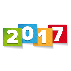 Happy New Year 2017 vector