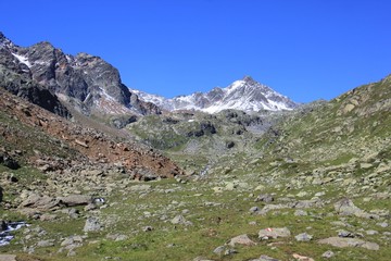 Fototapeta na wymiar Gletscherblick