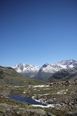 Fototapeta na wymiar Am Gletscher 