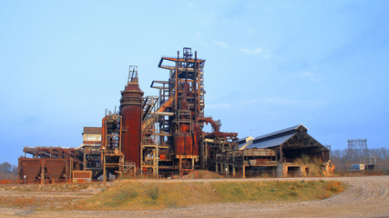 Stillgelegtes Stahlwerk in Dortmund, Phoenix