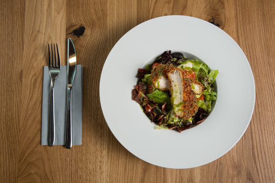 Crispy chicken close-up - Powered by Adobe